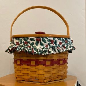 Longaberger Christmas Collection 1997 Edition Snowflake Basket